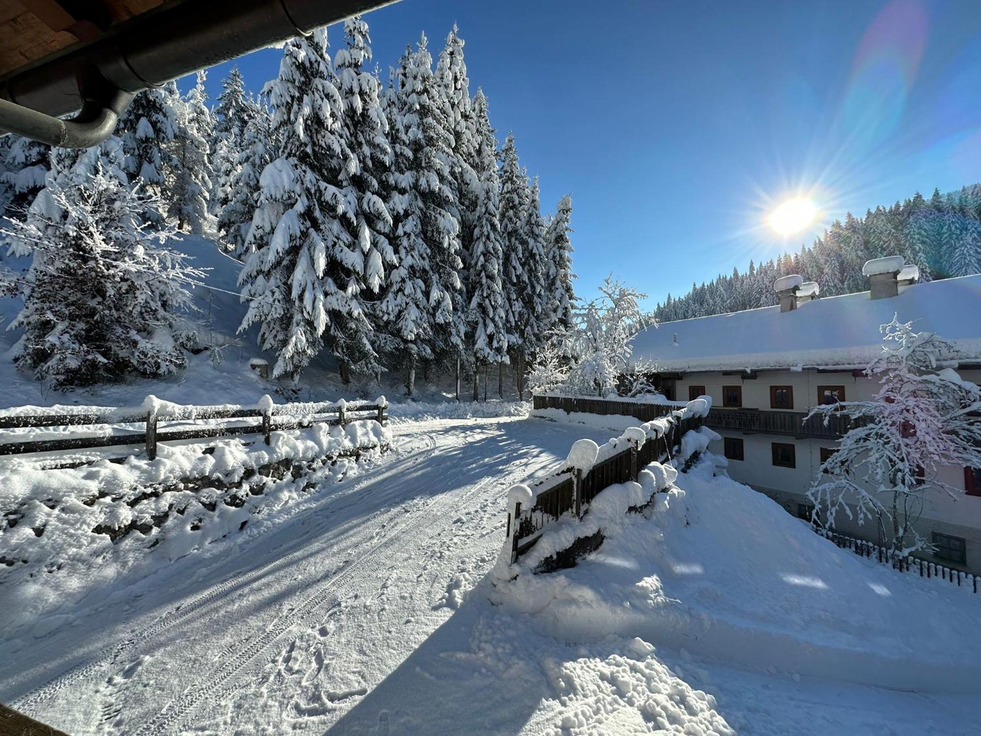 Apartmán Haus Luxer Auffach Exteriér fotografie